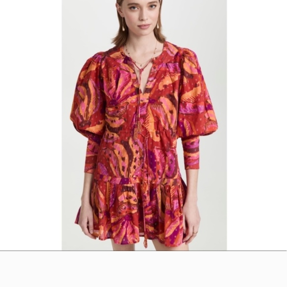FARM Rio Multicolor Long Sleeve Dress - Picture 13 of 14